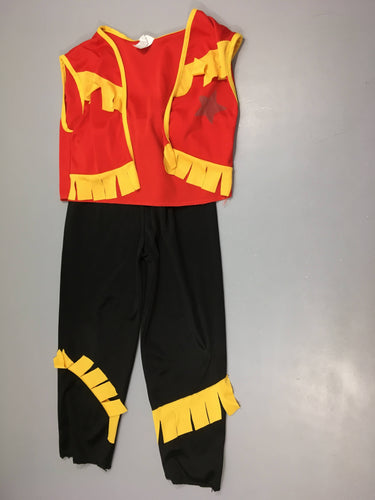 Déguisement cowboy 2pcs rouge/noir, 5-7a, moins cher chez Petit Kiwi