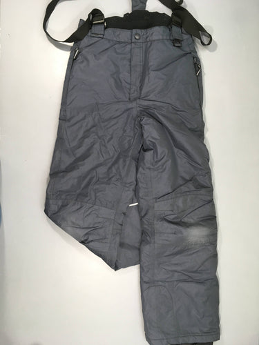 Pantalon de ski gris foncé légèrement décoloré aux genoux Crivit, moins cher chez Petit Kiwi