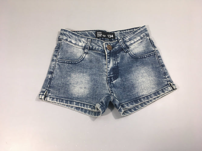 Short denim effet délavé, moins cher chez Petit Kiwi