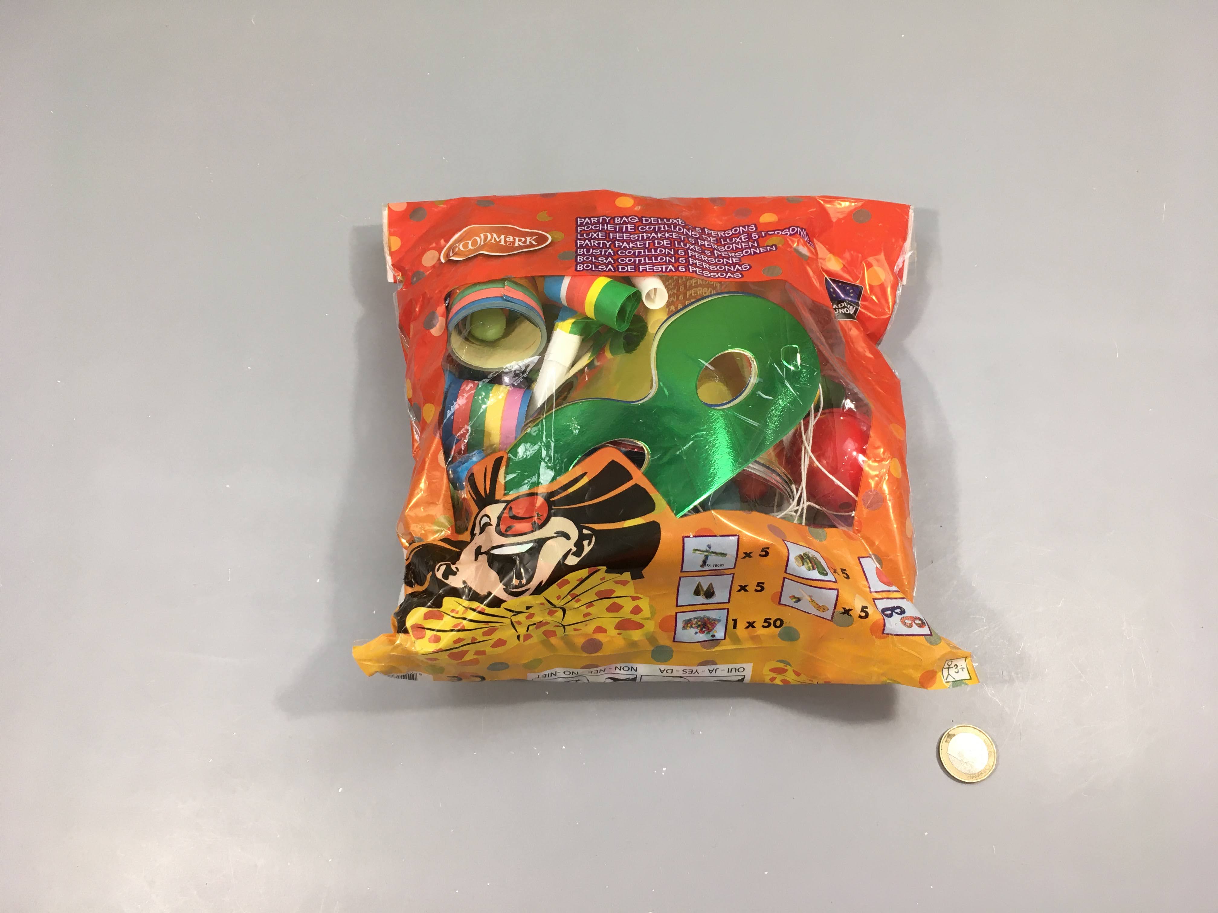 NEUF pochette cotillons de luxe 5 personnes