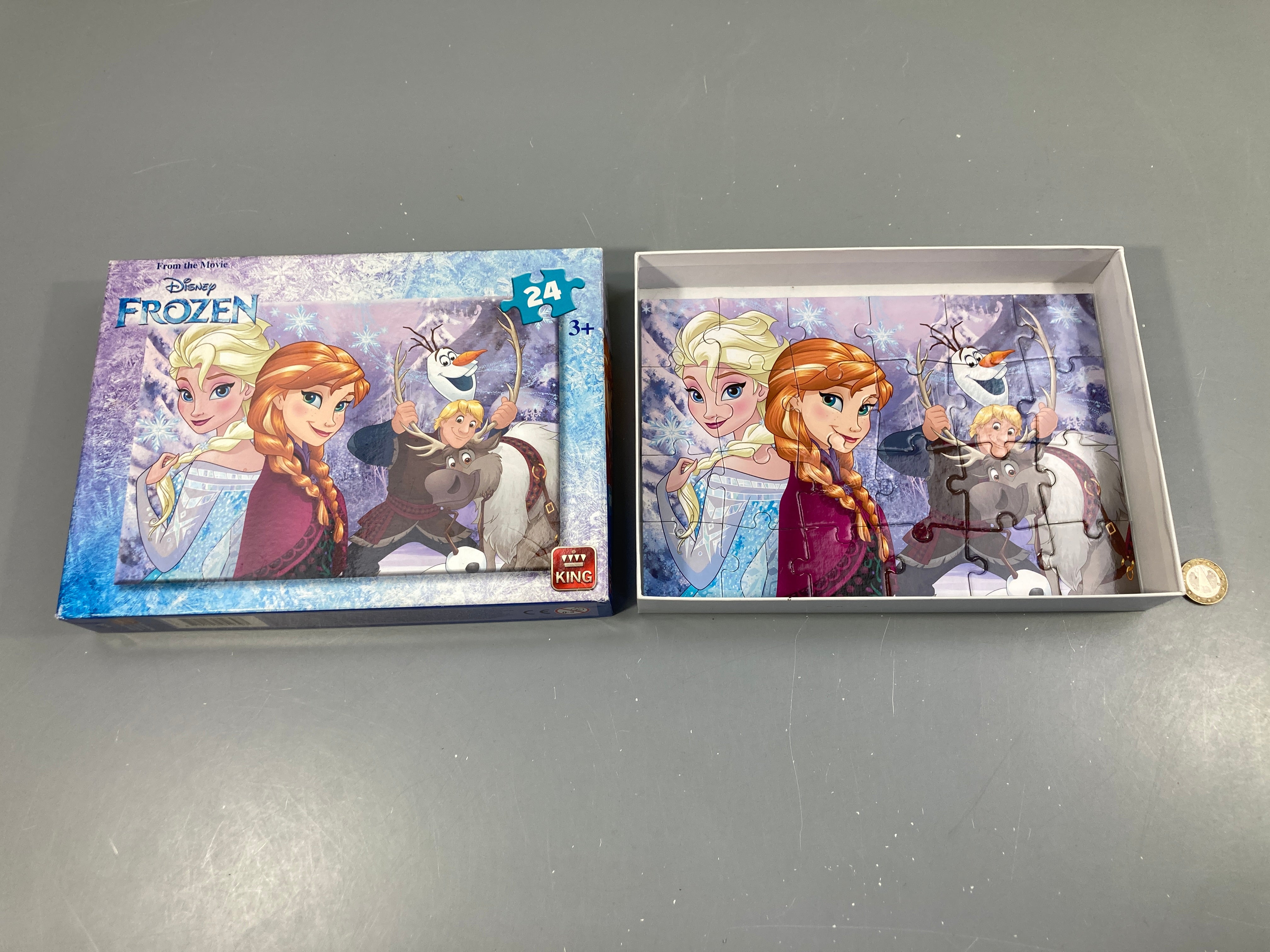 Puzzle 24pcs reine des neiges 3+ - complet