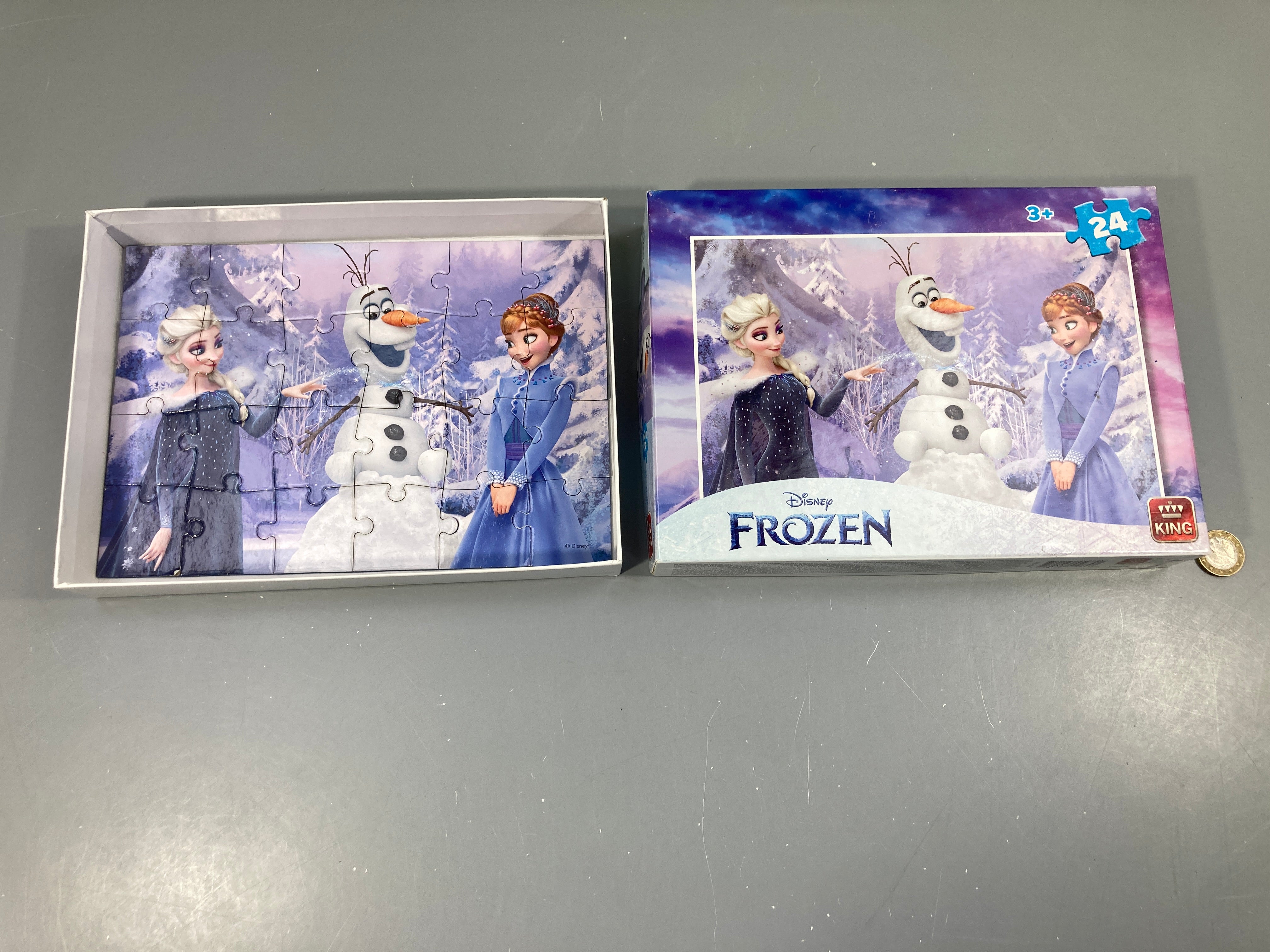Puzzle 24pcs reine des neiges 3+ - complet