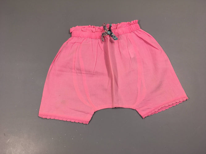 Short bloomer fin rose, moins cher chez Petit Kiwi