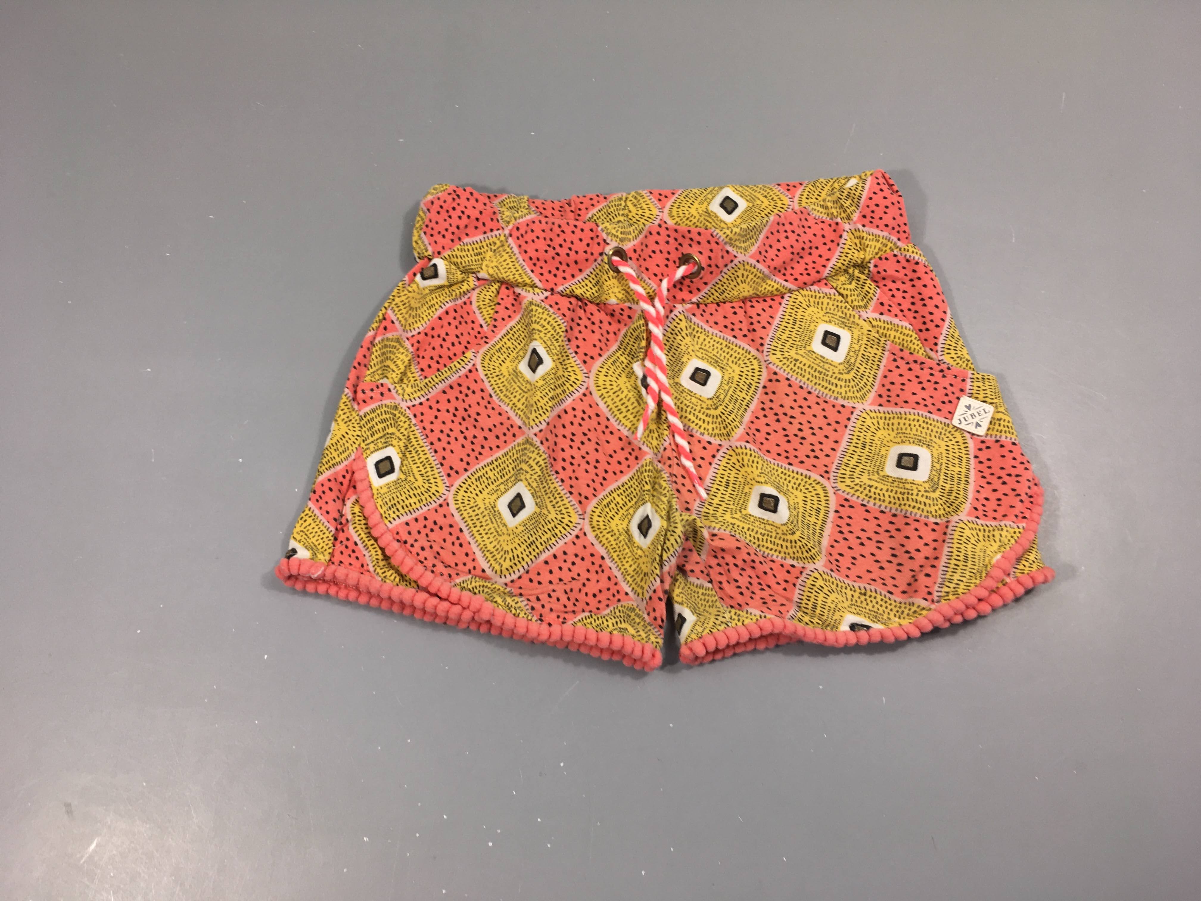 Short molleton rose motifs, Jubel