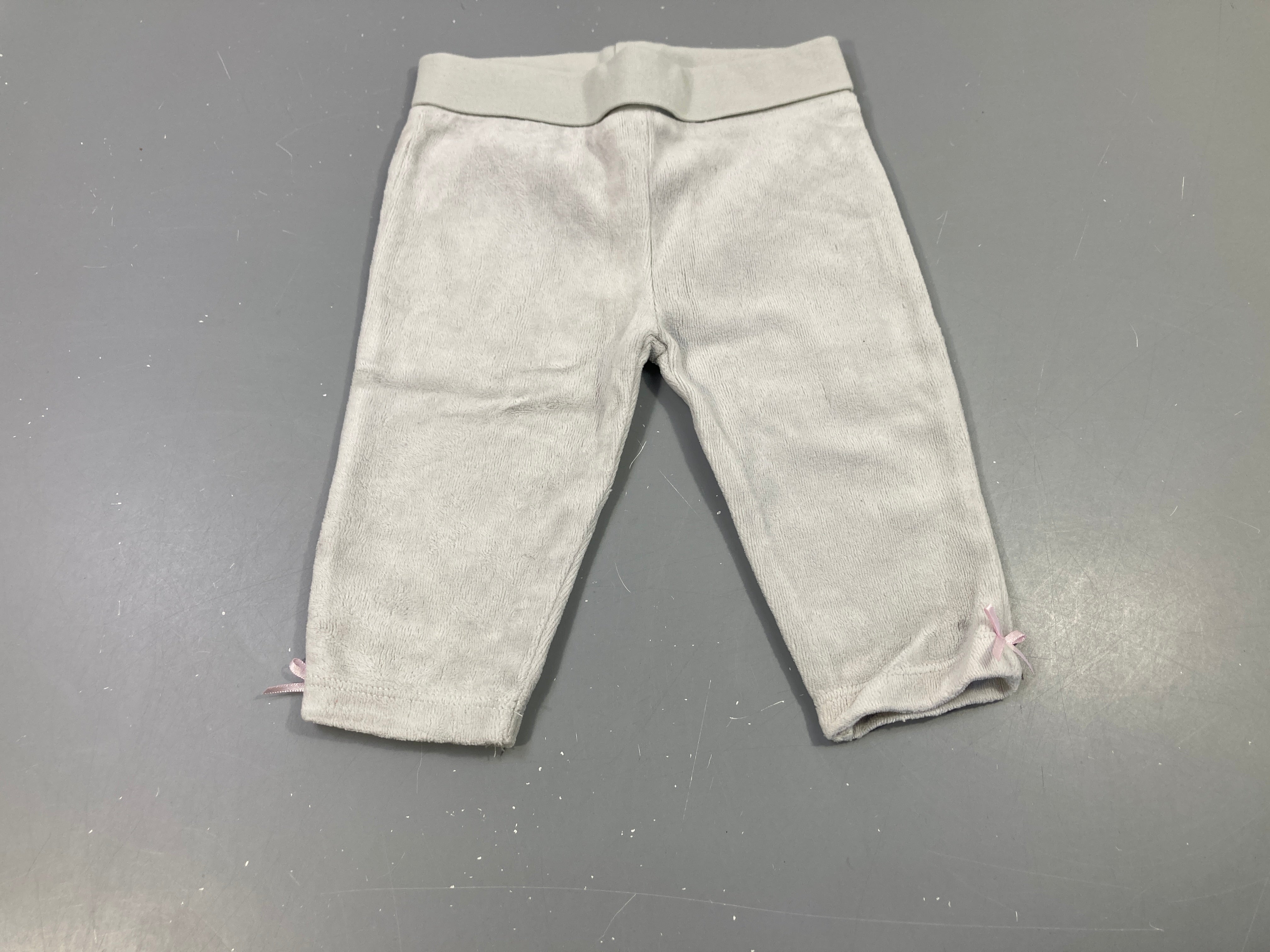 Pantalon éponge gris bleuté clair