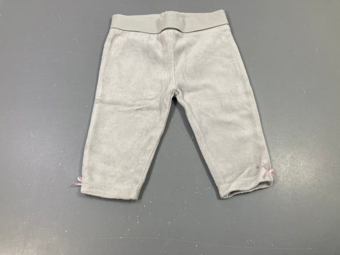 Pantalon éponge gris bleuté clair, moins cher chez Petit Kiwi