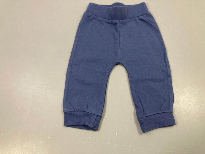 Pantalon jersey bleu, moins cher chez Petit Kiwi