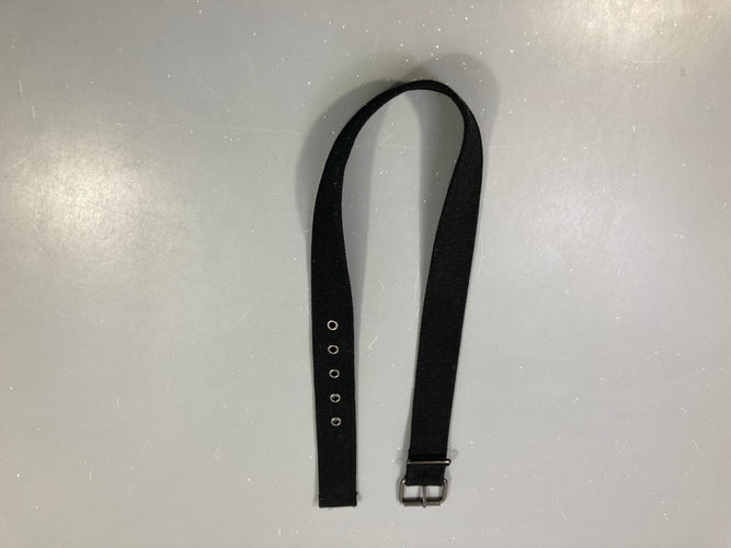 Ceinture textile noire, moins cher chez Petit Kiwi