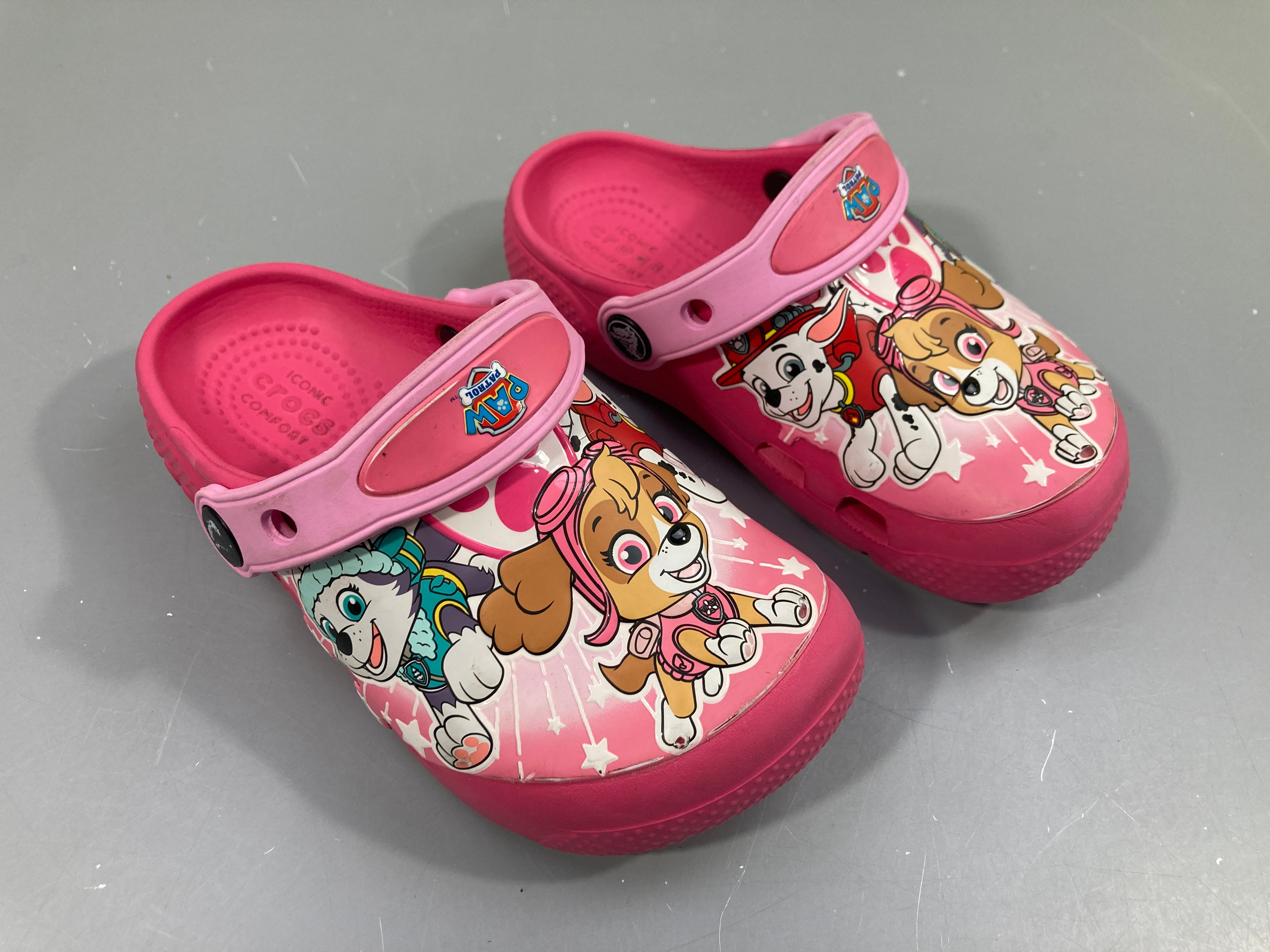 Crocs rose Pat Patrouille