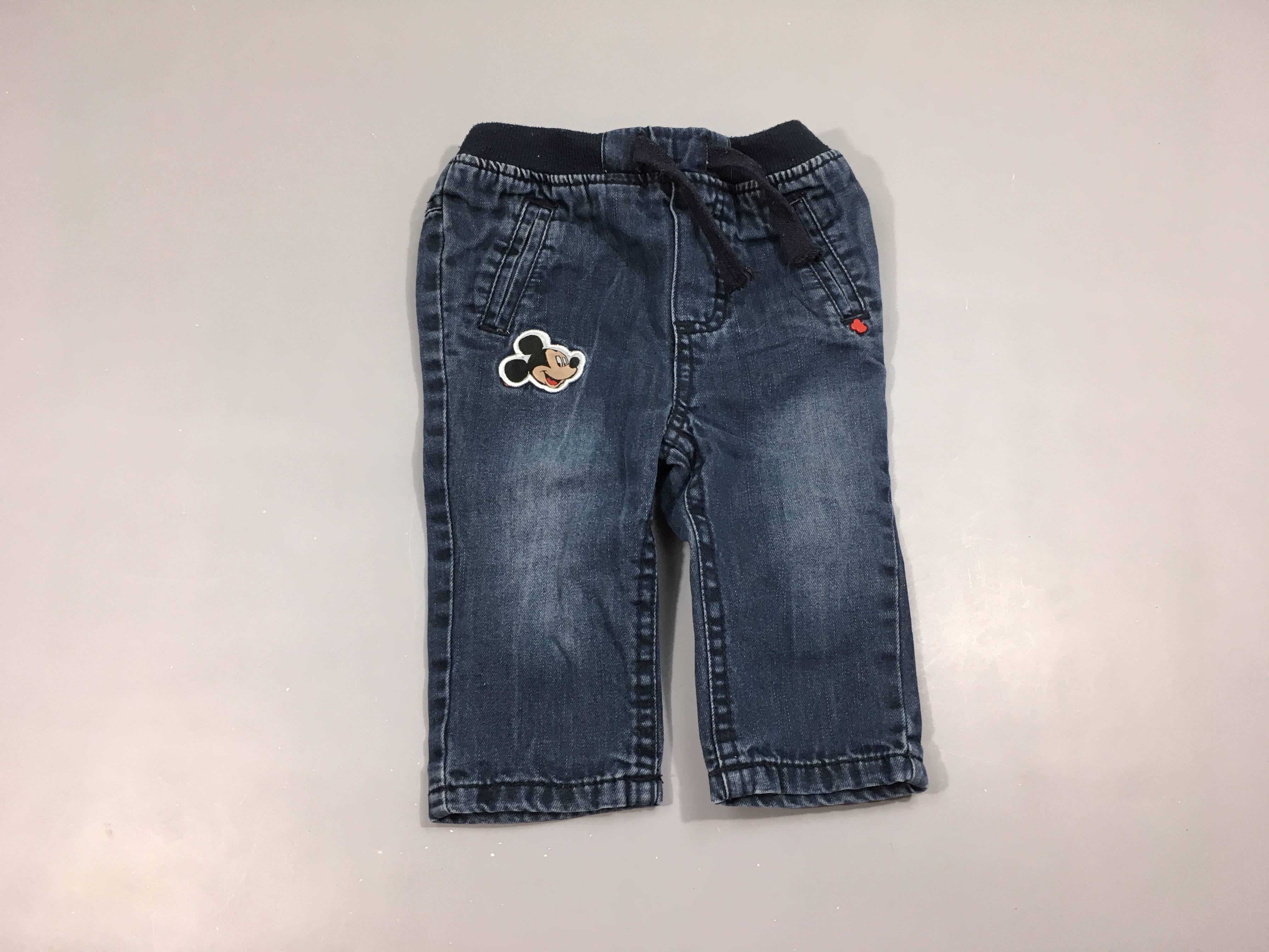 Jeans Mickey doublé jersey