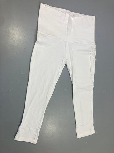 Legging  court blanc de maternité, Calin kalin, moins cher chez Petit Kiwi