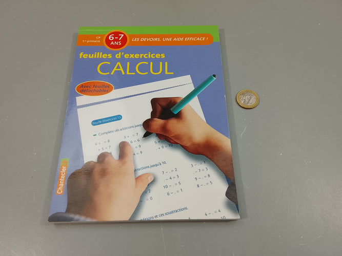 Feuilles d'exercices  calcul 6-7a, moins cher chez Petit Kiwi
