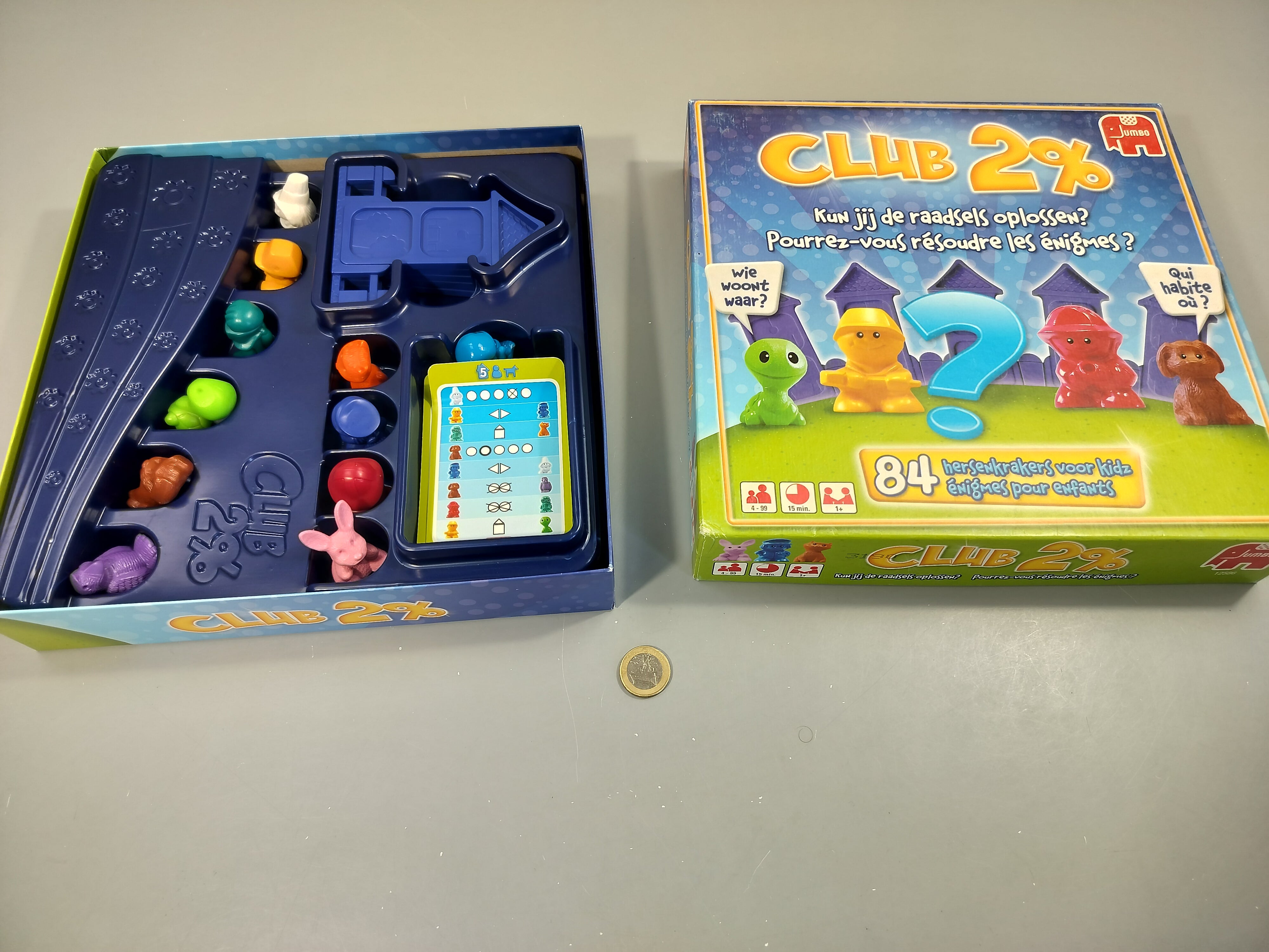 Club 2% , jeux d'énigme.( Manque les règles du jeu)