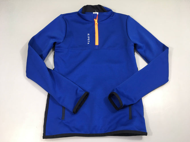 Survêtement de sport bleu tirette orange Kipsta, moins cher chez Petit Kiwi