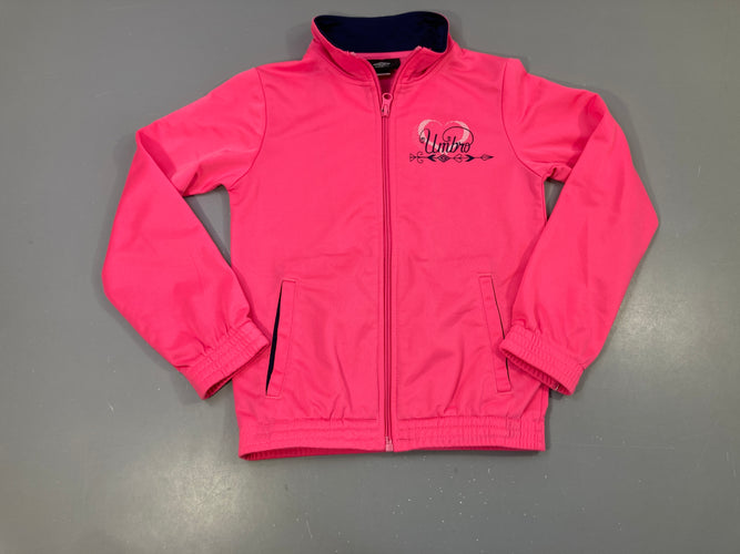 Gilet style training rose fluo et bleu marine, moins cher chez Petit Kiwi