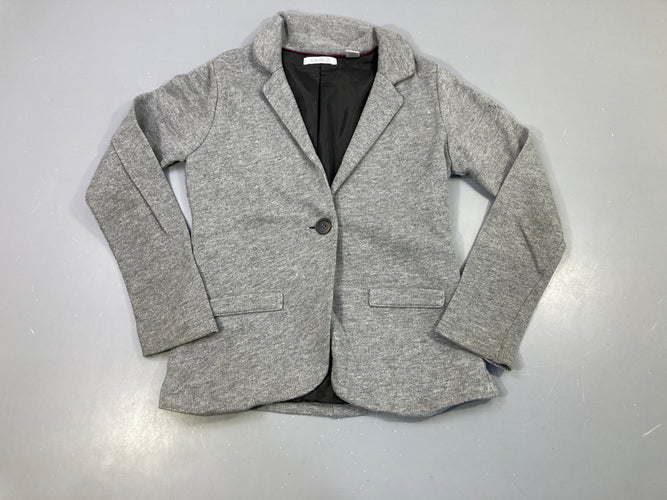 Blazer gris avec fines paillettes, moins cher chez Petit Kiwi