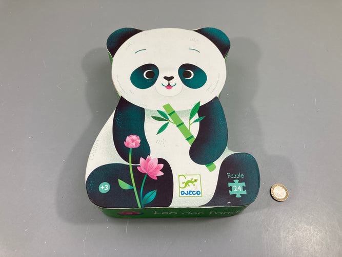 Etat neuf Puzzle 24pcs Léo le panda 3+ - complet, moins cher chez Petit Kiwi