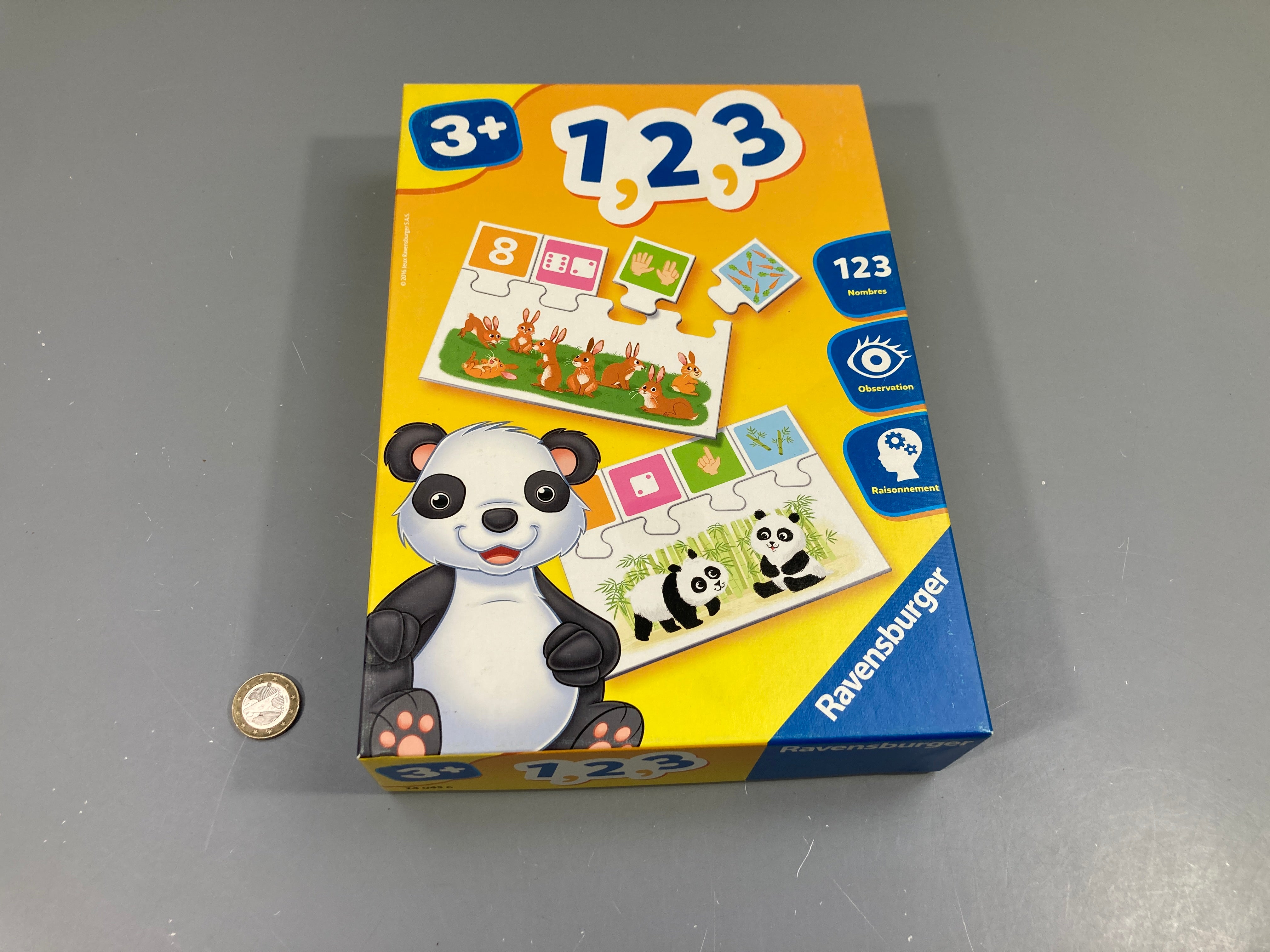1,2,3 (puzzles pour découvrir les nombres), 3+ - Complet