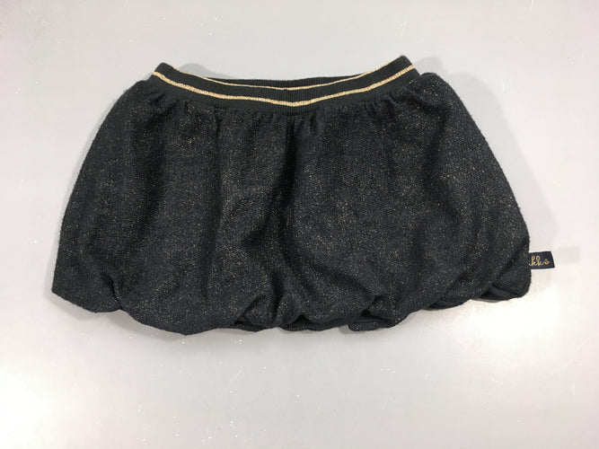 Jupe réversible bleu foncé irisé doré, moins cher chez Petit Kiwi