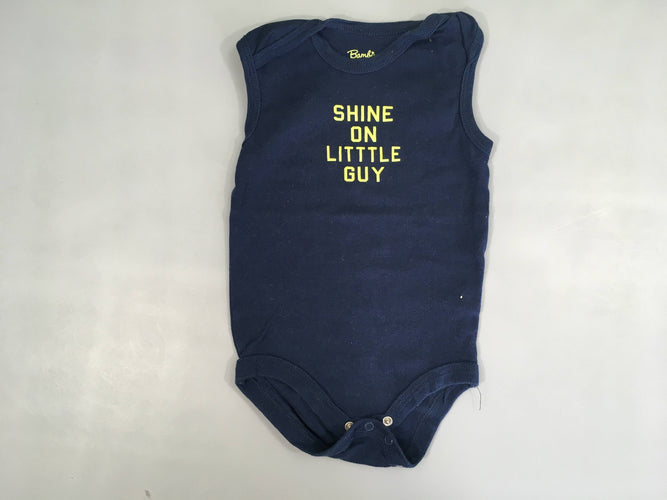 Body s.m bleu foncé Shine on little guy, moins cher chez Petit Kiwi