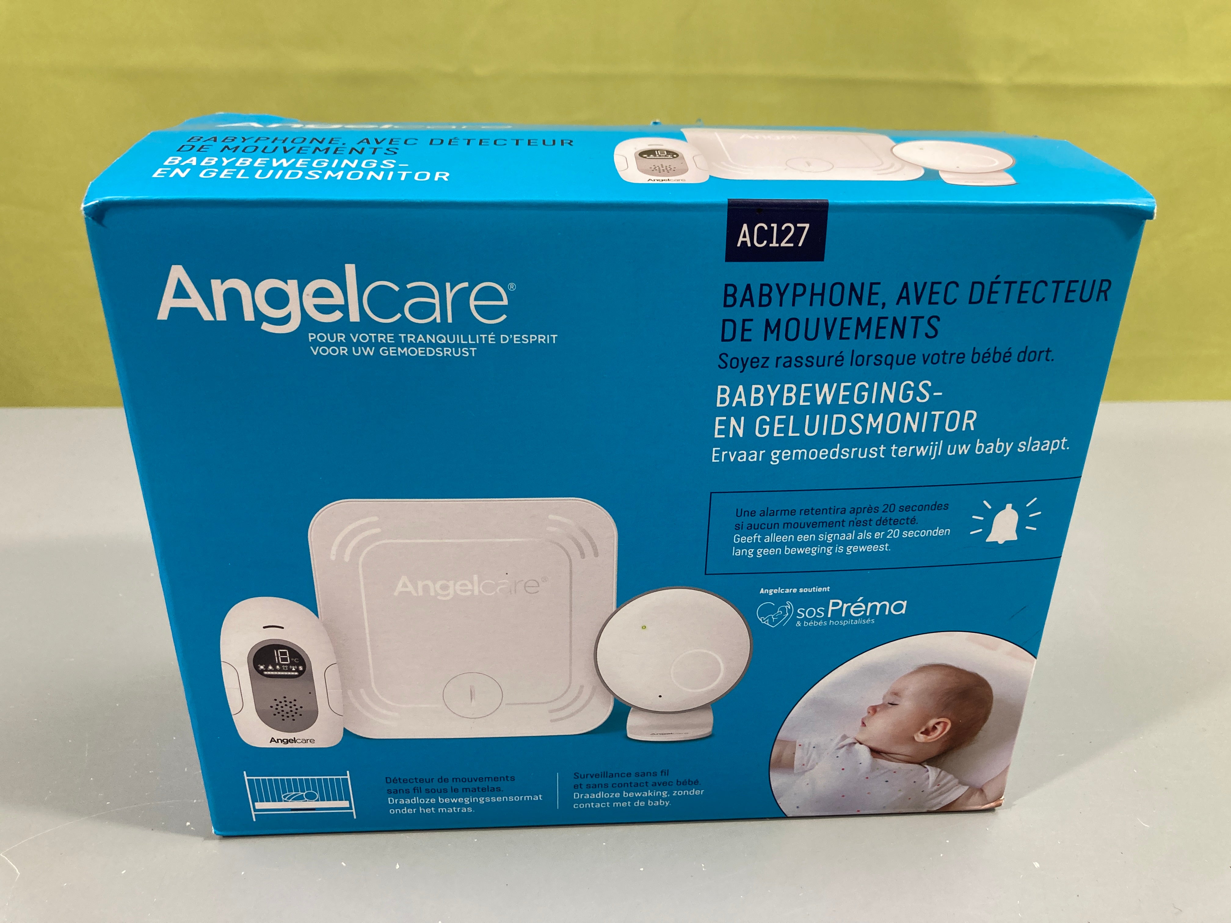 Babyphone avec déte.cteur de mouvements AC127 d’Angelcare