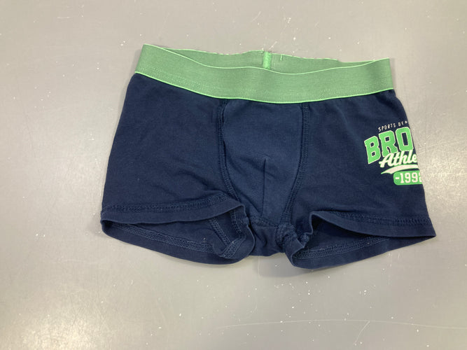 Boxer marine ceinture verte Bronx, moins cher chez Petit Kiwi