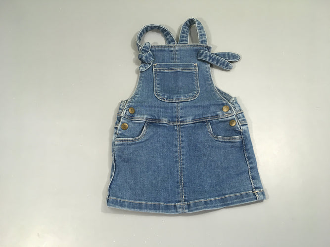 Robe Salopette denim, moins cher chez Petit Kiwi