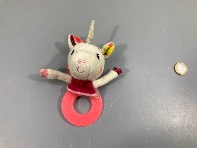 Hochet dentition Louise licorne, moins cher chez Petit Kiwi