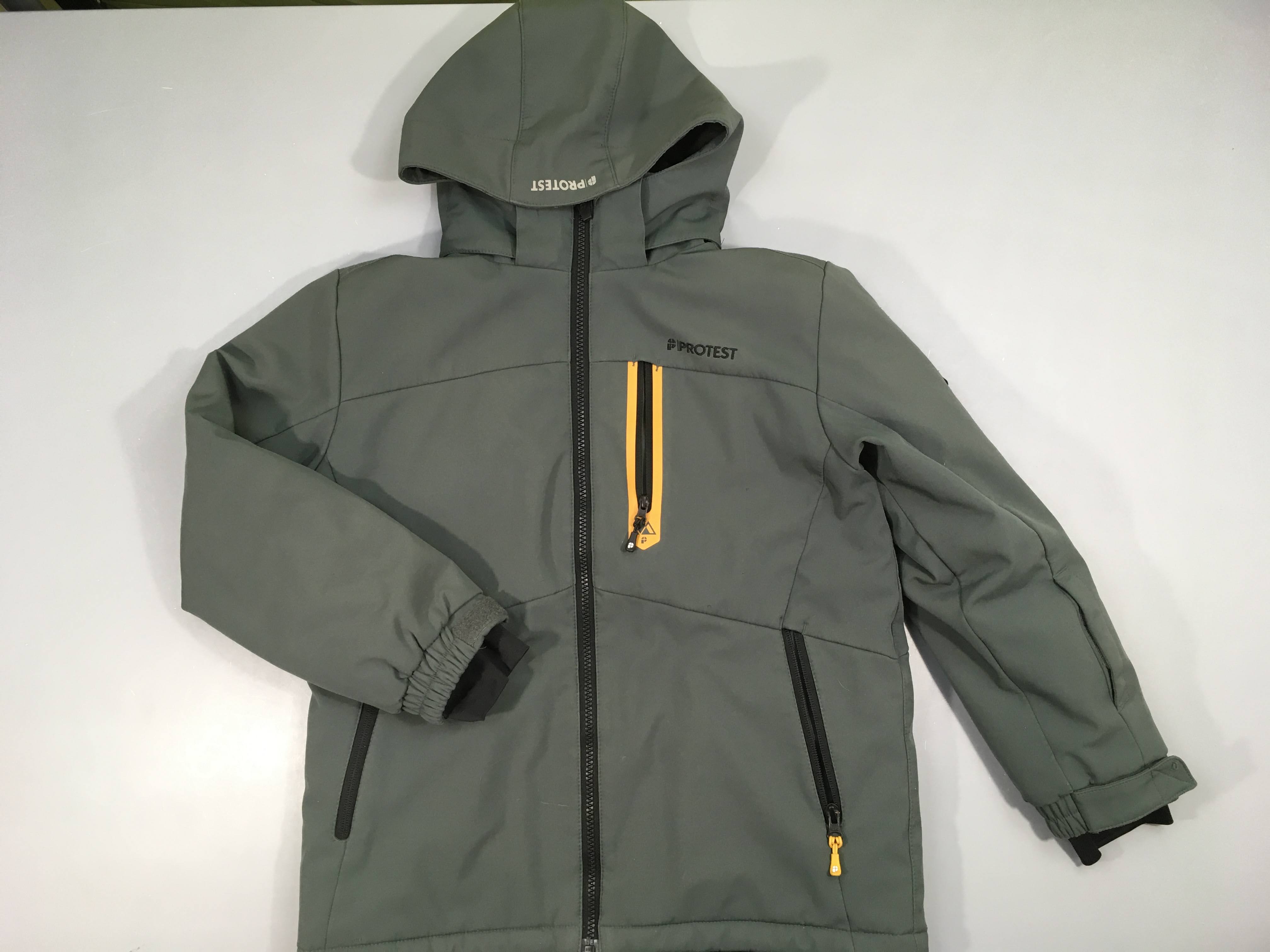 Veste de ski kaki Protest-Léger accroc