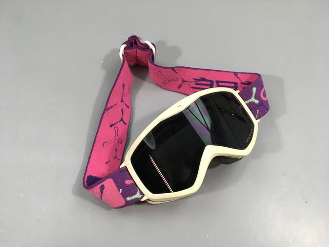 Masque de ski beige-rose Cebe, moins cher chez Petit Kiwi