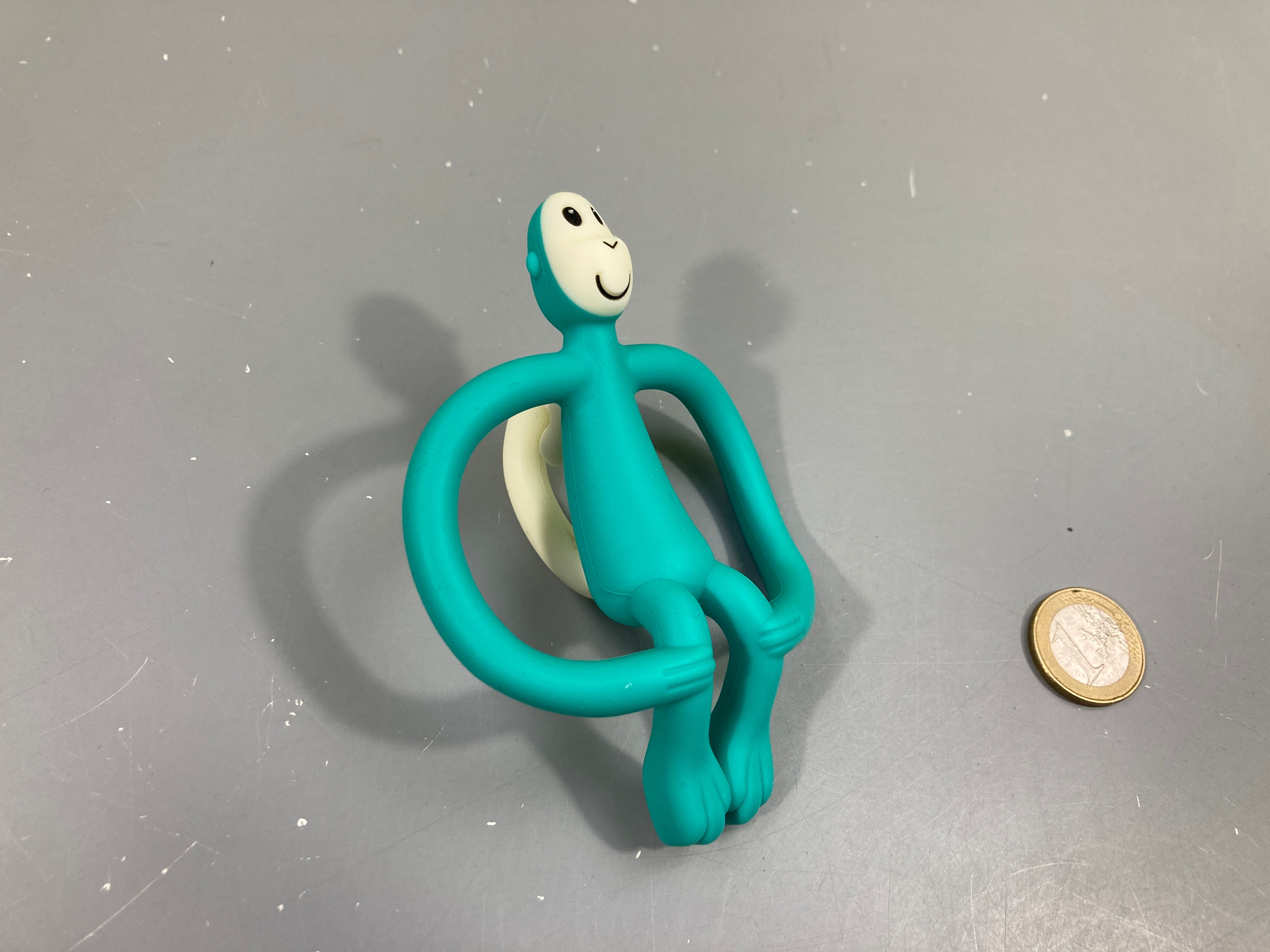 Anneau de dentition singe turquoise Matchstick Monkey