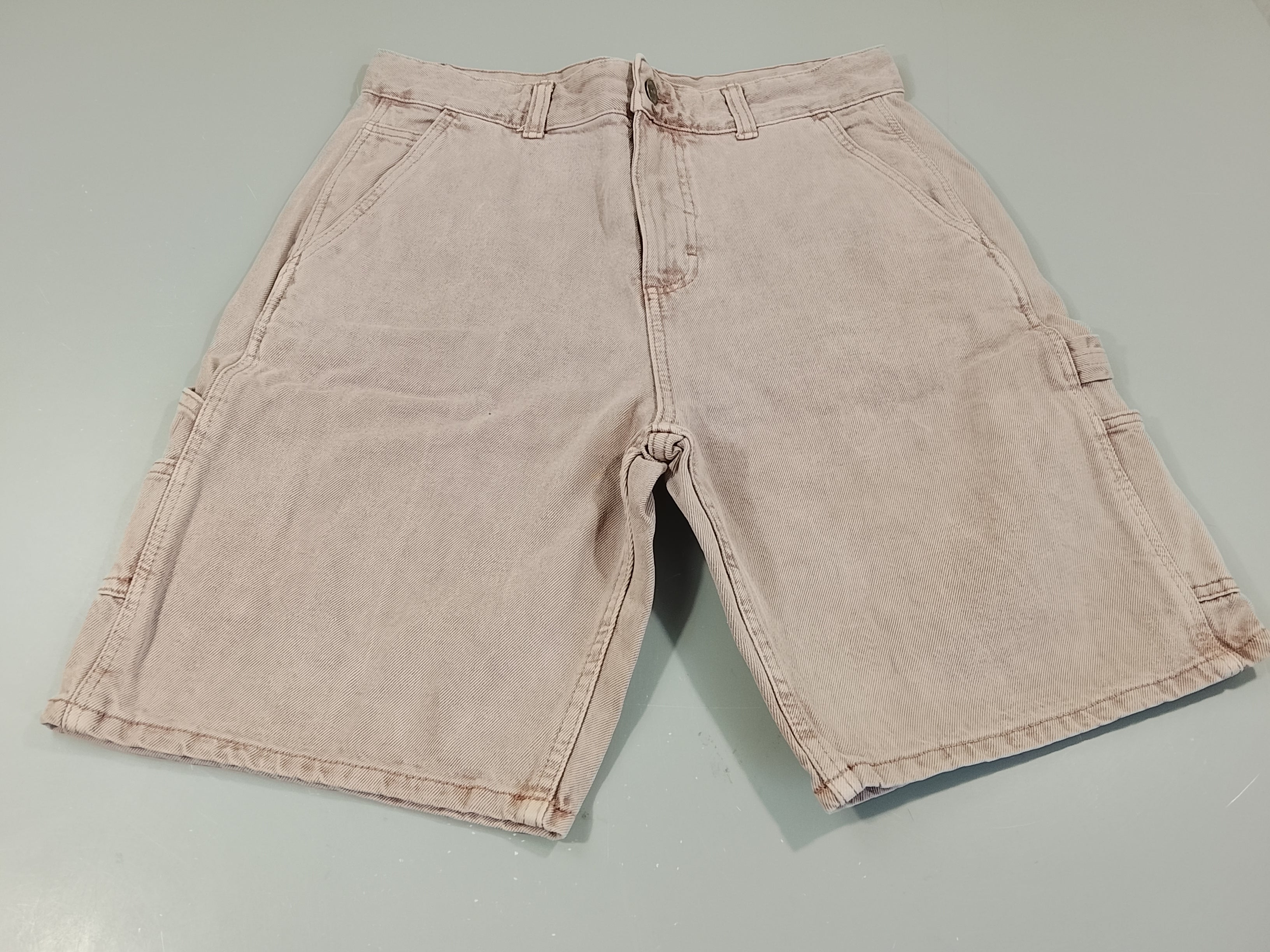 Bermuda denim brun clair