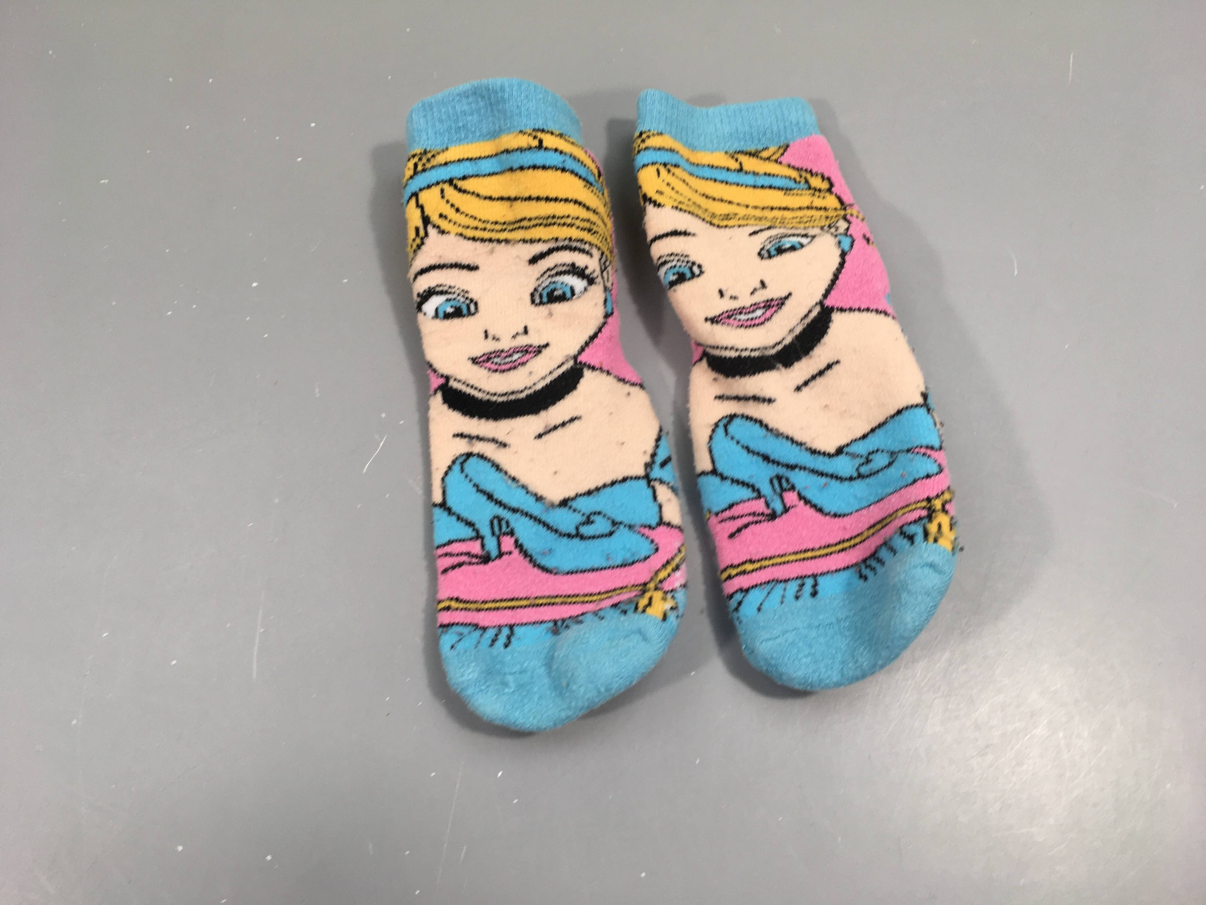 Chaussettes épaisses anti-dérapant, princesse disney P 23-26