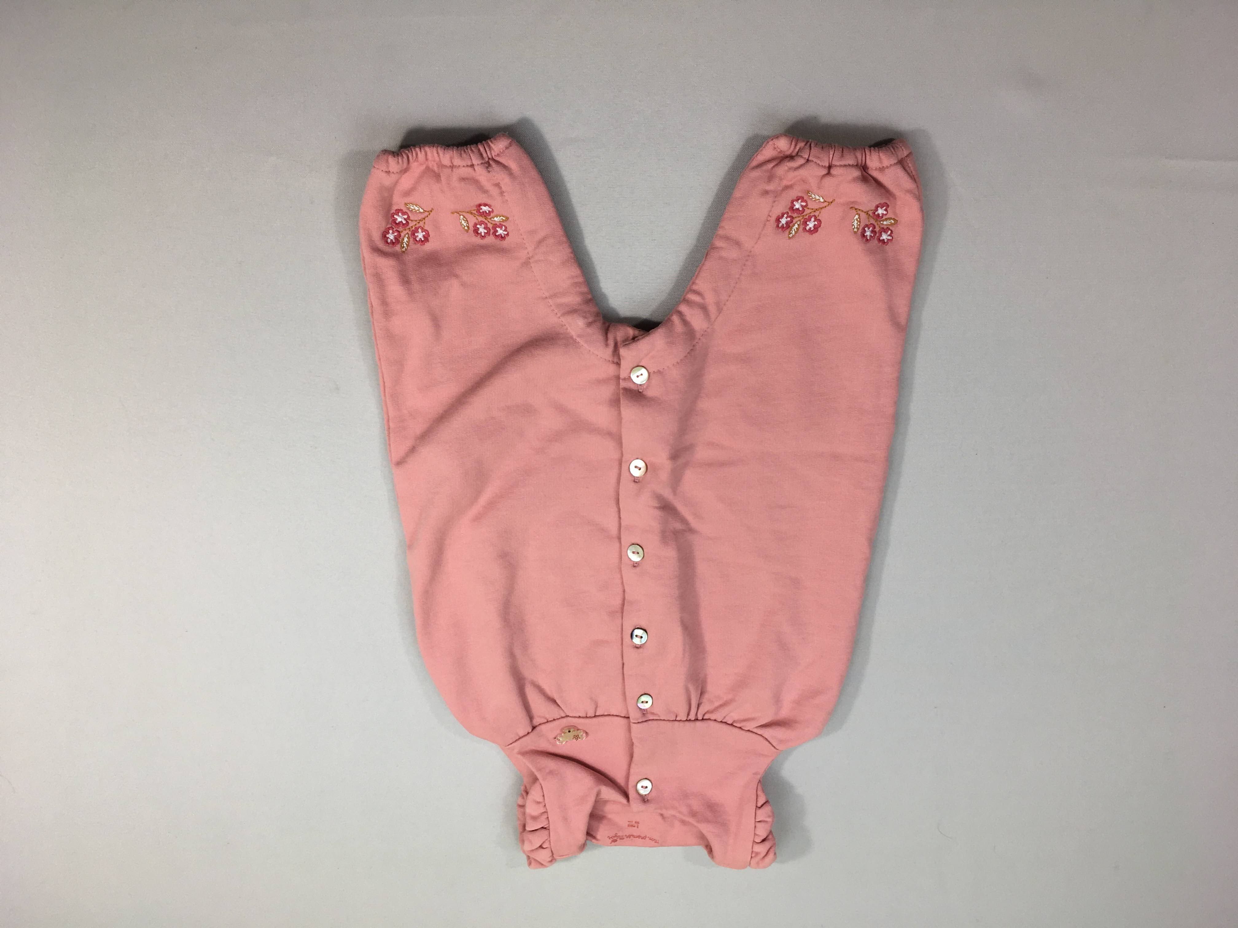 Combinaison molleton rose koala