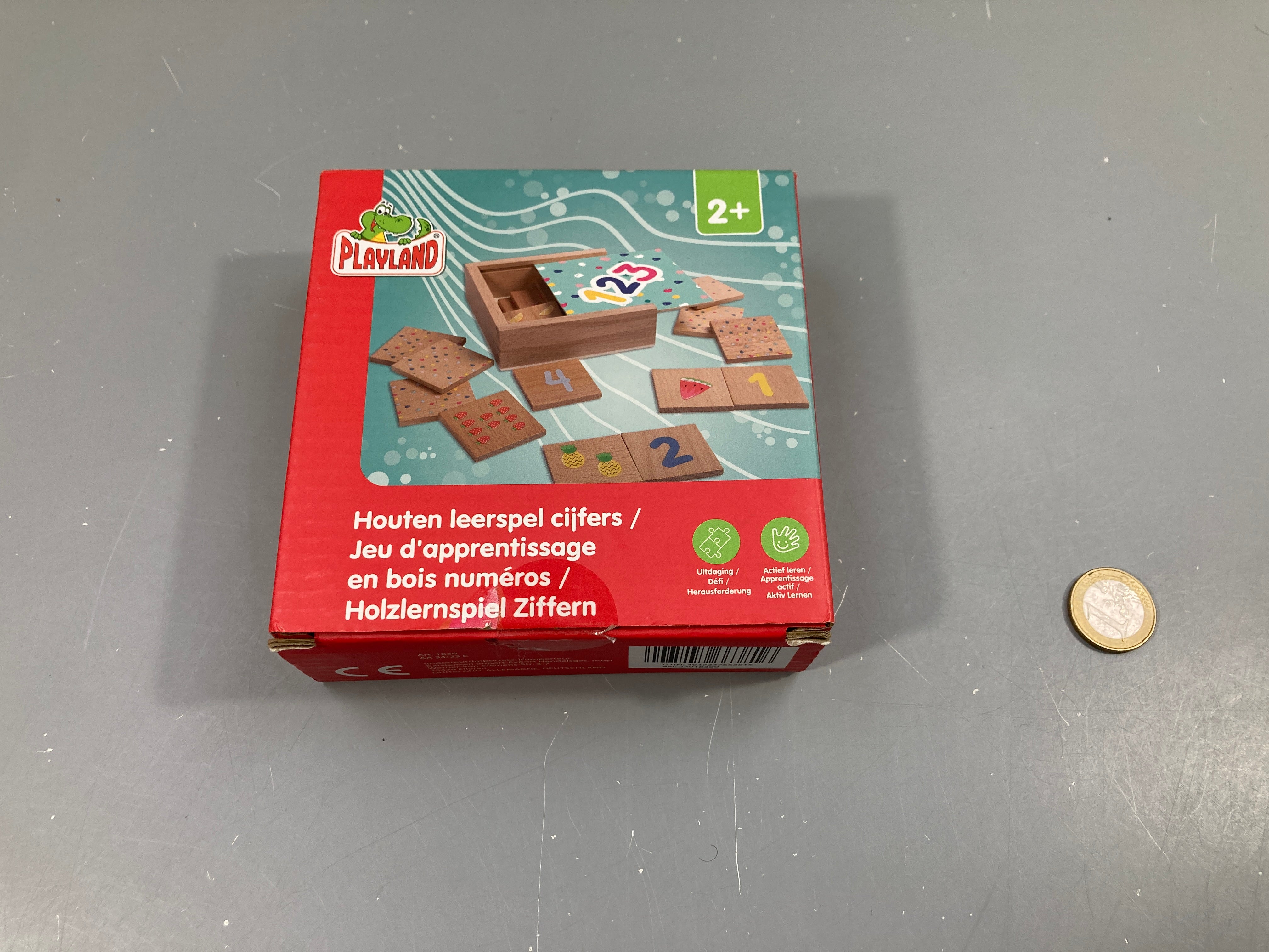 Parfait état-Jeu d'apprentissage en bois Numéros +2a Playland
