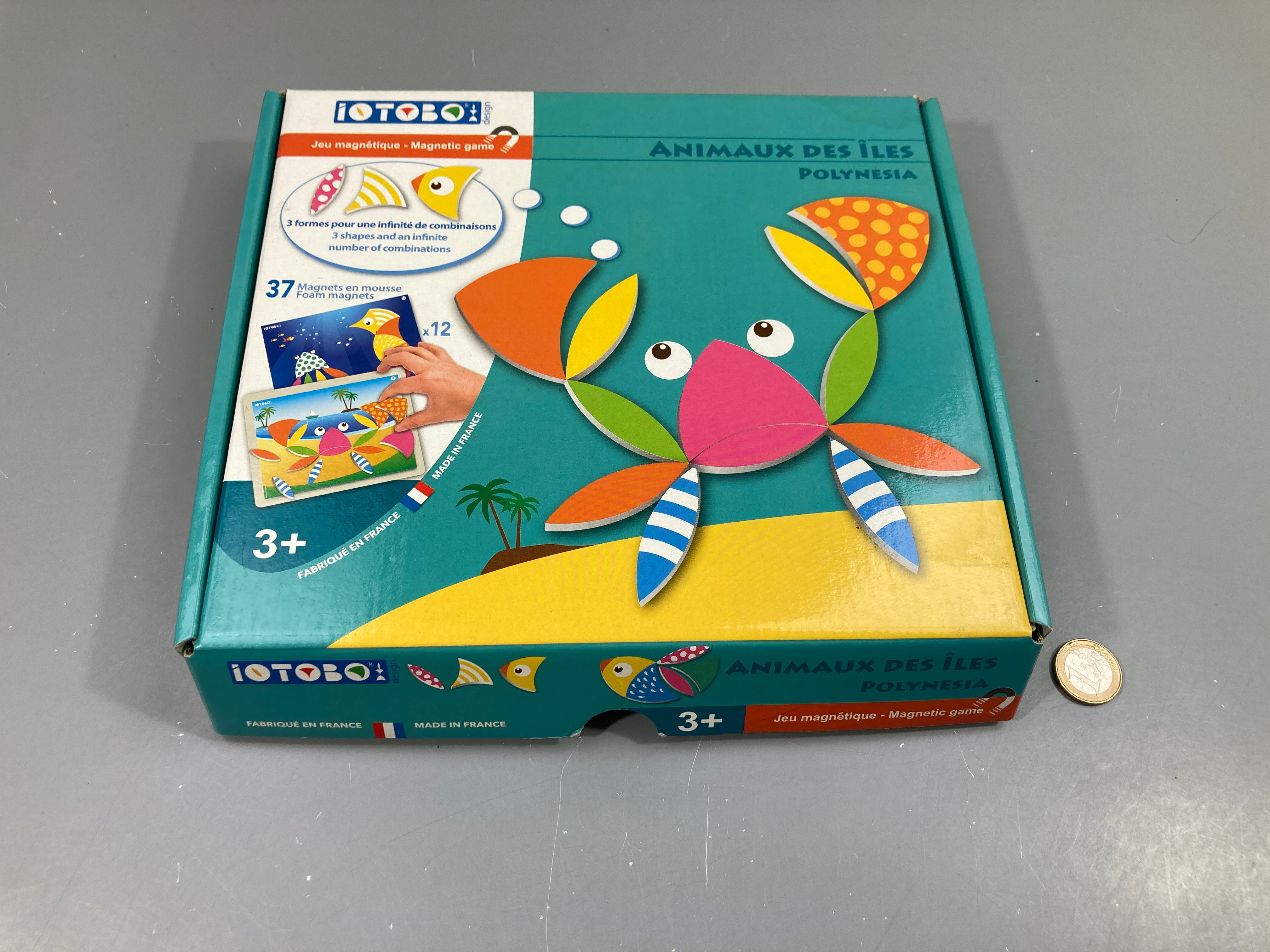 Animaux des îles Polynesia Jeu magnétique +3a Complet!