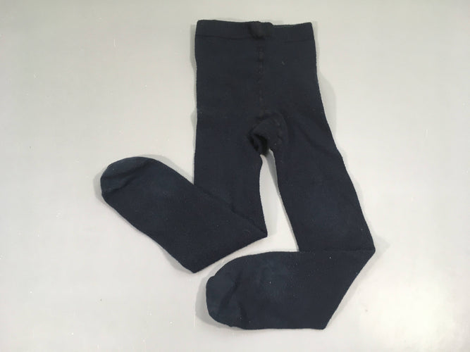 Collants bleu foncé, moins cher chez Petit Kiwi