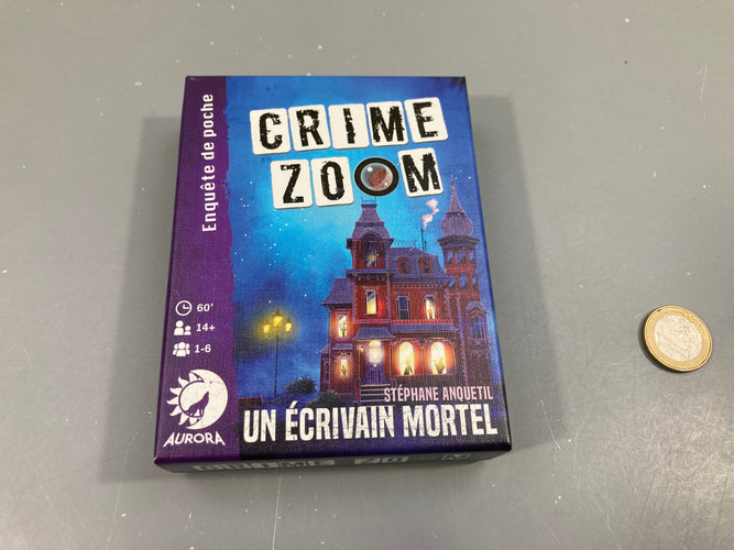Crime Zoom Un écrivain mortel +14a Complet, moins cher chez Petit Kiwi