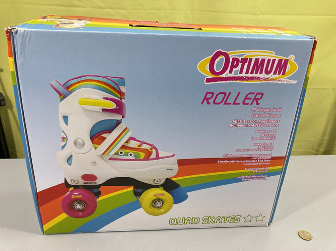 Jamais servis-Optimum Roller Quad Skates 36-39, moins cher chez Petit Kiwi