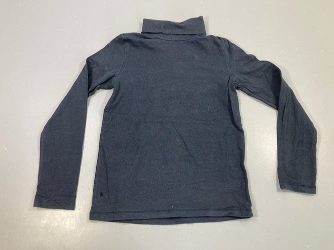 T-shirt m.l col roulé bleu marine, moins cher chez Petit Kiwi