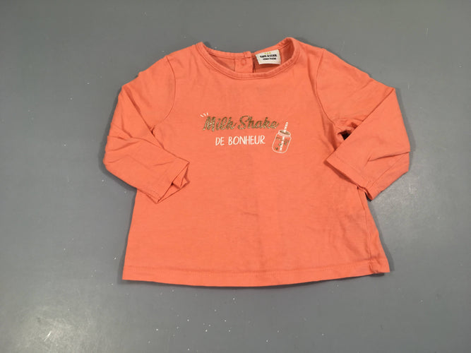 T-shirt m.l rose bonheur, moins cher chez Petit Kiwi
