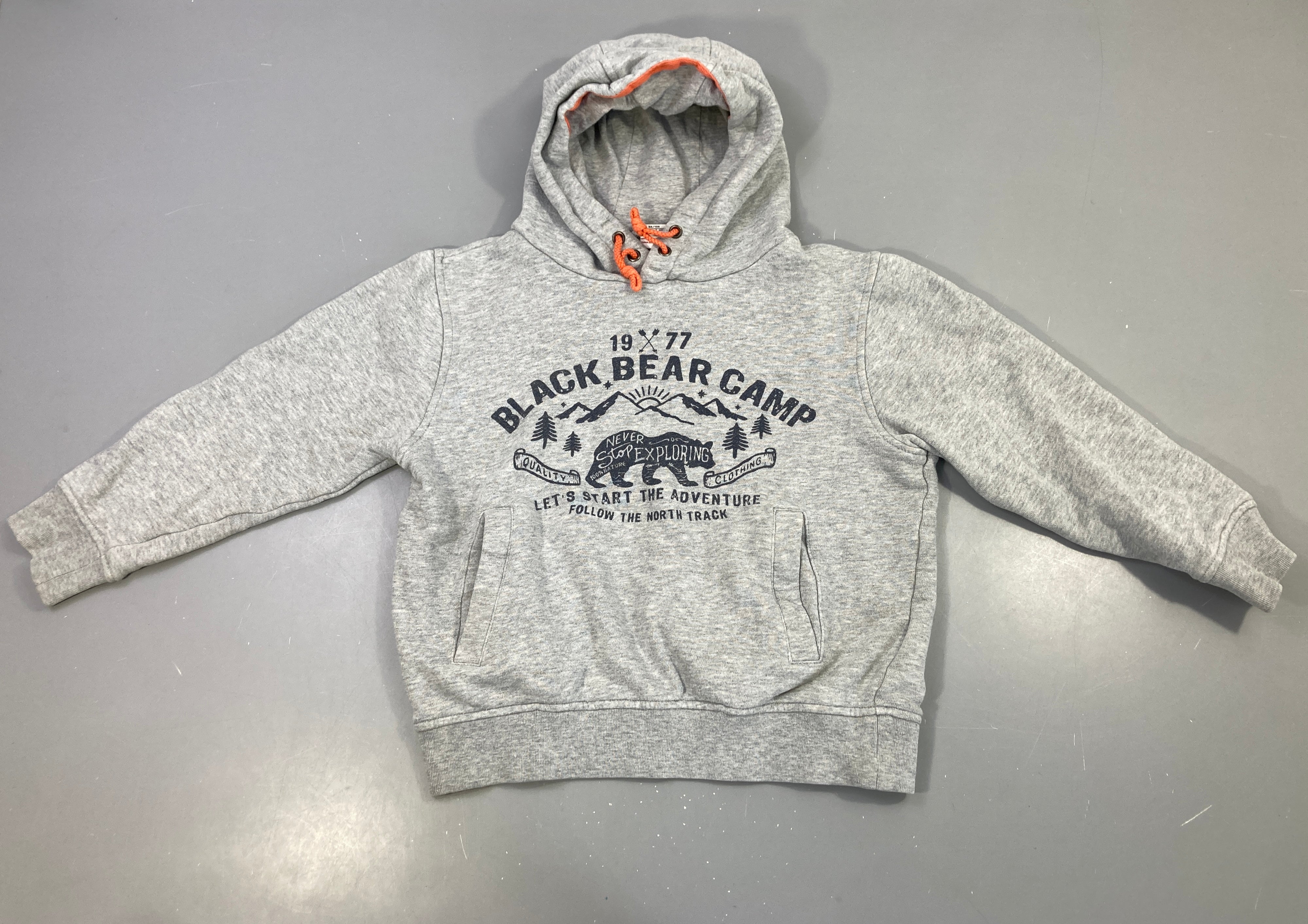 Sweat capuche gris 