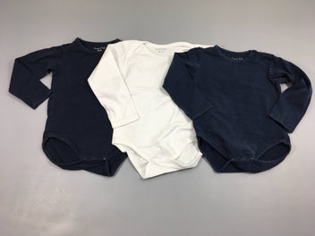 3 Bodies m.l bleu foncé/blanc/bleu foncé
