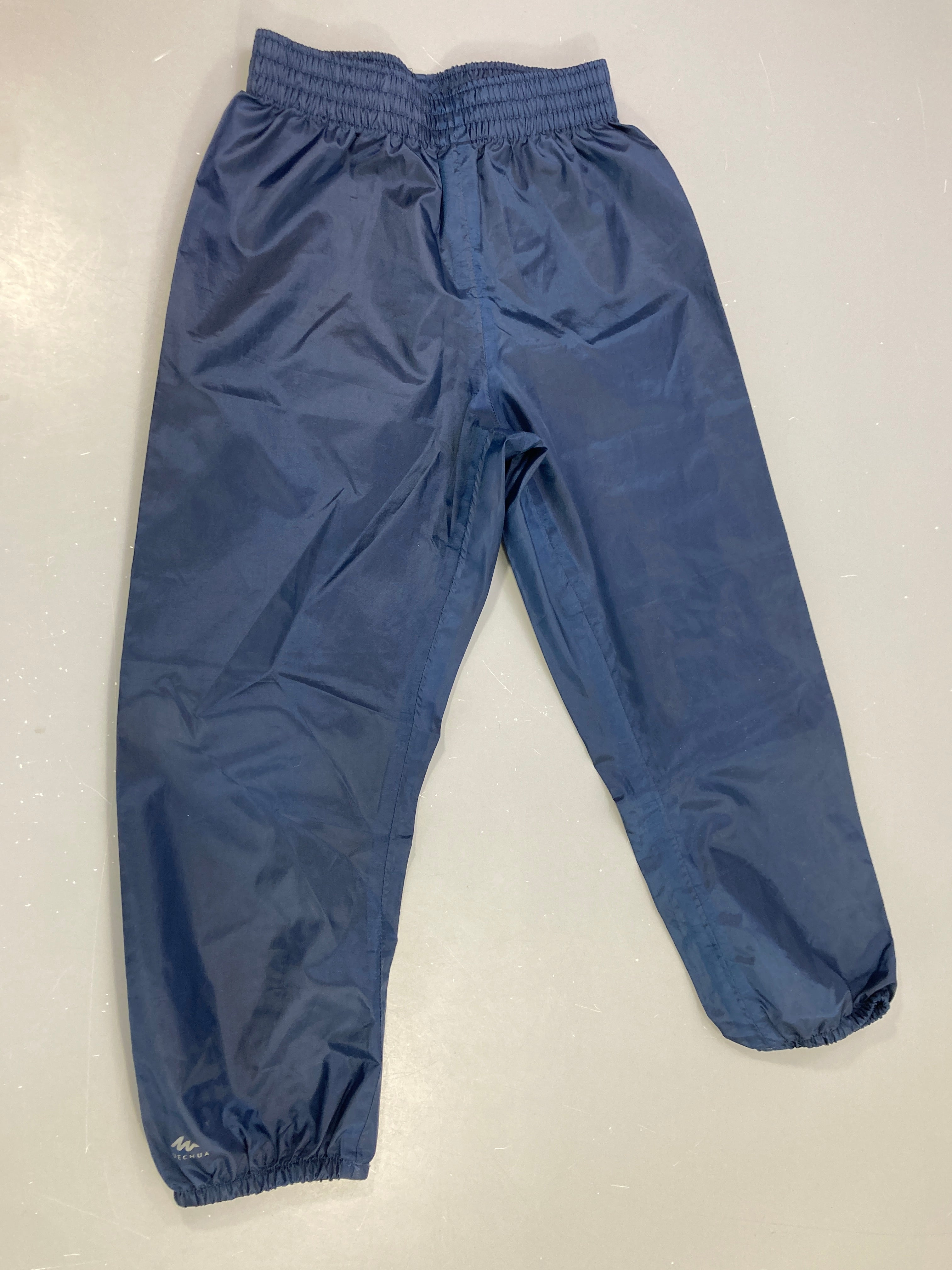 Pantalon imperméable bleu marine Quechua (taille estimée pas d'étiquette)