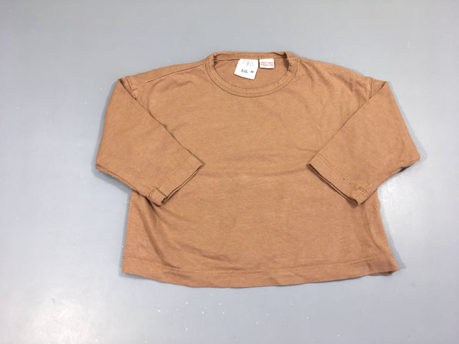 T-shirt m.l beige flammé, moins cher chez Petit Kiwi