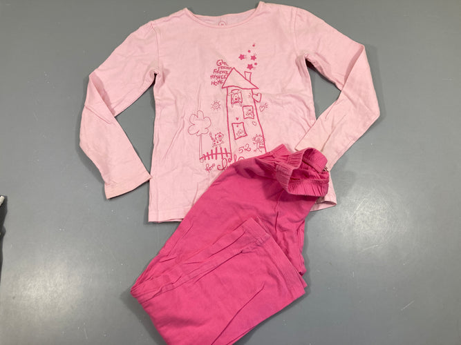 Pyjama rose sweet home, moins cher chez Petit Kiwi