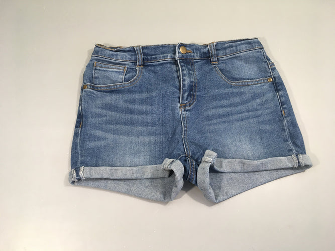 Short denim à revers, moins cher chez Petit Kiwi