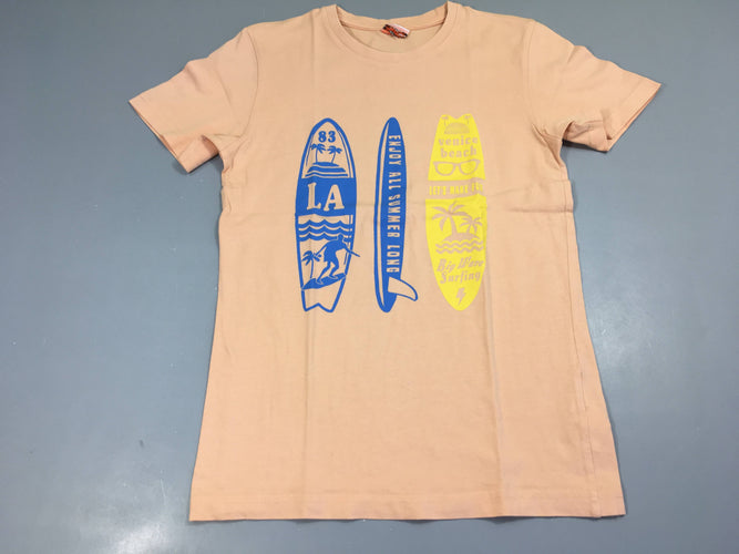 T-shirt m.c orange surf, moins cher chez Petit Kiwi