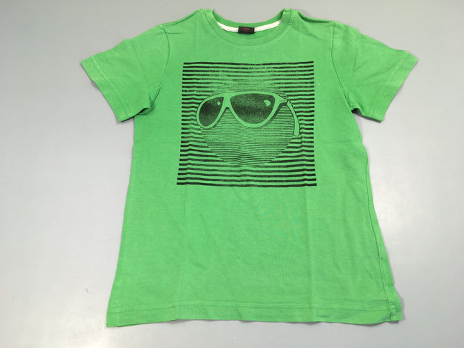 T-shirt m.c vert lunettes, moins cher chez Petit Kiwi