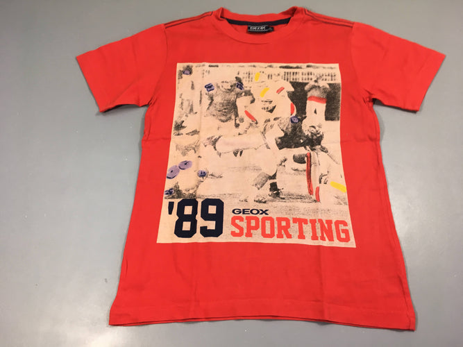 T-shirt m.c rouge Sporting, moins cher chez Petit Kiwi